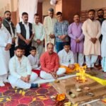 संस्कार कार्यशाला में अरणी मंथन, नामकरण एवं निष्क्रमण संस्कार का प्रशिक्षण दिया