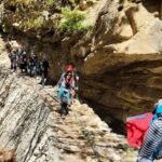 फ्रांस का दल गोमुख ट्रेक के लिए रवाना