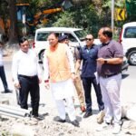 मसूरी रोड पर निर्माणाधीन पुल का मुख्यमंत्री ने किया निरीक्षण