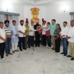 कानून व्यवस्था को लेकर कांग्रेस के प्रतिनिधिमंडल ने राज्यपाल से की भेंट