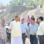 मंत्री जोशी ने किया आपदा प्रभावित क्षेत्र का स्थलीय निरीक्षण