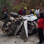 भिकियासैंण के पास कार खाई में गिरने से तीन लोगों की मौत