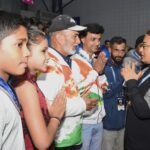 खिलाड़ियों का उत्साह बढ़ाने हिमाद्रि आइस रिंक पहुंची खेल मंत्री रेखा आर्या