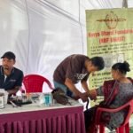 दिव्य ज्योति जाग्रति संस्थान एवं एनबीएफ ने आयोजित किया स्वास्थ्य शिविर