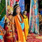 सरस्वती कला मंच की रामलीला में अहिरावण और नरांतक वध का मंचन