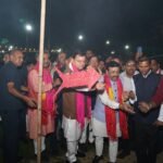 मुख्यमंत्री पुष्कर सिंह धामी ने हिंदू नेशनल कॉलेज में किया रावण दहन